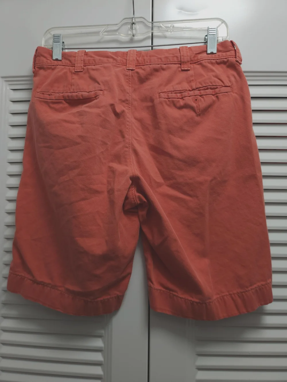 J.Crew Men's Coral Cotton Twill Chino Shorts | Size 29 Waist x 9